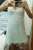 The dress is really nice, it is a little big on the top for me. The length is perfect (I'm 5ft). - Aline A.