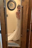 It just needs to be brought in 1.5 inches at the back of the neck. But otherwise, I'm excited to wear it down the aisle in early summer <3 - Audra K.