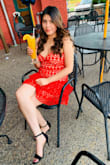 I bought these heels back in 2019 and never reviewed them! So I am now! They are stylish and I got them in black. I wore them with my high school graduation outfit and for other occasions as well. Only downside is they can be uncomfortable when wearing for a long period of time and they catch dust easily! - Dora L.