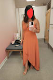 This dress is absolutely beautiful.  I had to obviously get it altered as i am 5'2, but it was worth every penny and more. I got so many compliments and danced the night away. It was just so comfortable and I didnt have to worry about the ladies falling out. Just buy the dress!!! - Rachel M.