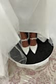 These shoes are way more comfortable than I expected! I love how the strap can go on the back of the heel or over the top! I chose the top! - Pateakia I.