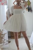 Obsessed with this dress. It fits perfectly, I'm between a S and a M so I stuck with the Small and it's perfect. I want to wear it everywhere all the time, it's so pretty! - Samantha C.