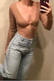 It's a really fun, flirty top. Couldn't be happier with my choice! Xoxo - Miriam M.