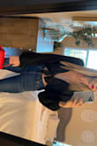 Sexy but not too revealing. I don't wear a bra with it so add just a small strip of tape so it stays secured to my chest. This was sexy with dark jeans for date night but will also look great with jean shorts and flats.
Also not sure why sometimes my pics show up sideways. Sorry! - Whitney B.