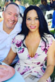 Yet another beautiful wedding. Love the fit. Had to order a size up due to my bust area. If it wasn't for that, I would of been fine in size sm. - Kathryn G.