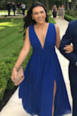I had to adjust the bottom since I'm a bit short, but the dress fits perfectly! I could have adjusted the straps to make it fit better (my chest is small), but I didn't, and it worked just as well. Got lots of compliments! Definitely worth buying it! Keep in mind that the color shown on the website is a bit off, but I actually liked its real color better - Mariana T.
