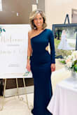 The dress has default length for tall ladies so for a petite 5'1" lady like me I had to take it to the seamstress and take 3 inches off and wear 4 inch high heels for it to work. Otherwise, it fits perfectly and I received tons of compliments at the wedding. I also like that it has a lining, I would have never bought a super fitted dress without it. - Vanessa P.