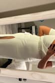 I am in love with this dress! To start off the material is fabulous and very flattering to curvaceous women. The material is not see through and very soft. Absolute fabulous! - Jacqueline D.