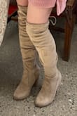 These boots fit perfectly, were comfortable, and looked great with my sweater dress that's also from Lulus! - Holly G.