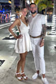 I wore this dress to an all-white NYE gala in Mexico and it was perfect for the occasion! The dress is sexy and fit perfectly! The design in the front allows you to easily wear/hide sticky boobs for additional support! - Jamie D.
