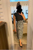This skirt is so classy, can be dressed up or down, and the material is quality. I'm not usually a polka dot fan, but I'm so glad I bought this skirt! - Emmy C.