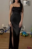 Elegant, classy, and beautiful dress. High-quality material and look. I liked that the straps are adjustable. The slit is perfect. - Alexis W.