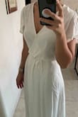 I love the design and the fabric. It's a little bit big and although it can be adjusted from the waist I feel that it still looks big. - Majo S.
