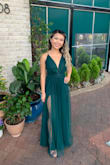 I love love this dress! Wore it to a wedding and got so many compliments. It is also super comfortable and very elegant. I had to hem it but I'm pretty short anyway. Everything else fits perfectly. - Duyen T.