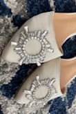 The shoes are beautiful. I would size down for people who have boney feet like me. I am 8.5 however the shoe did not hold my foot in place. I ordered a size down and it was perfect. - Yana B.