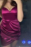 The material is so soft. It looks elegant and very beautiful in person. I would definitely recommend it! - Yana B.