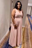 I love the dress the only disappointment was the dress was super long I had to get it cut - Nicole D.