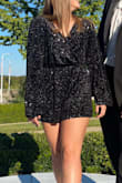 I got this for a semi-formal and it was absolutely gorgeous. So fun and flowy! I am normally a medium, but I ordered a small, so it was a little tighter. 10/10 would recommend! - Heidi E.
