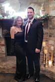I wore this dress to a formal winter wedding and paired it with some long gloves and a fur coat, and it was so cute! Highly recommend. It's stretchy and I could have probably sized down for a more compressive feel, but I felt luxurious and beautiful all night long! Definitely a longer dress so had to wear high heels, but it was so worth it. - Emily B.