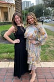 This is a fantastic dress. As a mom of 2, I don't get out often - this was classy, flirty, and looks fantastic. Had to have almost 4 inches cut off the bottom even with heels but I'm used to that being short. The quality was nice and flowed beautifully - cannot wait to wear it again! - Michelle B.