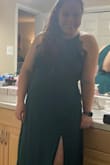 This dress is exactly what I was hoping for! When I saw it, I fell in love. I was worried it would be too sexy but it's just the right amount. Planning on wearing this for my rehearsal dinner. Will have to get it hemmed but otherwise, it's PERFECT. - Gretta W.