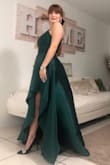 That dress is REALLY REALLYYY BEAUTIFUL!!! so elegant and good quality!! I really loved it!! Just look at the pictures - Andrea C.