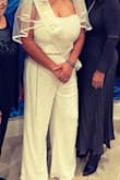 It was a hit for my bridal shower but it was big. I could take it off without unzipping. Ppl couldn't tell. But pretty good quality. - Kirsten B.