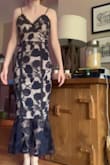 I just didn't fill out this dress! I don't consider myself to have a small bust and there was a weird amount of room in the boob cups and I don't like to wear a bra. A strapless would fill it out, but I hate them. My hips did not fill it out and that's what the dress needed to look so flattering with this shape. - Erin M.