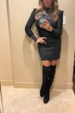 Love these boots! Cute, sexy, and easy to walk in. I used a knife to scuff the bottom because they were slippery. After that they were perfect. - Desiree B.