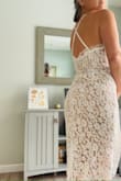 So pretty! The lace is super pretty and fits nicely without feeling tight, perfect for my trip to Cancun. - Kerren E.