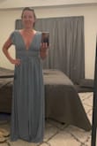 Got this for my brother's micro wedding, the dress fits perfectly! I plan to wear heels since my husband is super tall so I like the length. My only complaint is the straps like to fall down but I plan on using dress tape to help keep them up. Overall, great dress! - Rebecca C.