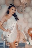 I bought this dress for my bridal shower. It fit almost perfectly. The length was perfect & not too short. I wish I had time to get the sides tightened as it was a little loose around my waist, but it wasn't too noticeable. All in all, I loved it, and the adjustable straps was a plus! - Lexcci O.
