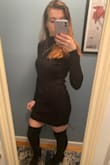 These are exactly as pictured and the material is really soft. this pic isn't taken at a good angle but it's very slimming on the legs and they're super sexy - Katherine F.