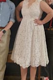 My daughter chose this dress for her school's winter dance. We originally ordered a L based on the sizing charts. It was too small. But, Lulu's made the exchange process so quick and easy. They shipped out the XL immediately. It was was here in time for the dance. She  felt beautiful in this dress! - Beverly R.