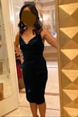If you're looking to show off curves, but feel secure in a fabric with a little give this is for you. The color was a beautiful shade of green and I felt classy, and comfortable, but sexy. You definitely need this dress, my husband loved it. - Amanda R.