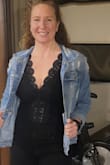 Not used to such a low cut but it was really classy and comfortable. - DeeAnn W.