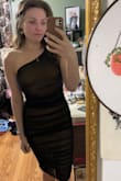 Obsessed with this dress. Its super fancy but I plan to dress it down with a Jean jacket and some sneakers. Could also be worn to a wedding. I expected it to be short on me because I'm tall and it is. I don't think I would wear it any shorter but its a gorgeous dress. - Morgan B.