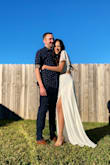 Loved everything about the dress. I'm currently 14 weeks pregnant and the dress provided so much space for my belly. - Carolina S.