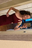 I debated between M or S. I ordered a medium and it fits well but I'd like it a little tighter so I'll get a small. It's very comfortable and plenty of support ! - Sarah B.