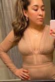 I love the sexy lace detail. True to size. Well made. Beautiful color! - Cristal R.