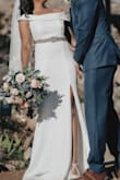 I had a Covid-style, mostly virtual outdoor wedding in March 2021. This dress was perfect! I only added a belt to add a bit of decoration and to hide the horizontal seam, which didn't quite line up with my waist since I have a short torso. I'm so happy that I found this affordable and lovely dress for the special day. No regrets whatsoever! - Pauleatha D.