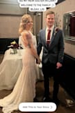 Absolutely loved this dress. I am 5 months pregnant. I still ordered my usual small. It was definitely tight but glad I didn't go bigger - Leah E.