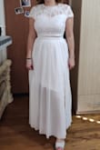 Very comfy fits well simple but beautiful
Just had to shorten but that's it 
Great service arrived pretty quick and got email responses really efficiently 
Thanks> - Davida A.
