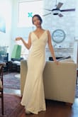 Bought 4 dresses from Lulus since my wedding ceremony was happening very last minute. My mom came to the states from South Korea to see me after losing her mother, so we thought it'd be good to have an intimate wedding. I was super stressed since I got only 6 days to choose my wedding dress. I got to know Lulus by chance and started digging into it...

GOSH. All of the dresses looked amazing, gorgeous. Especially this one. Very classy, elegant, and cute. It was a little long but got no time to crop the dress, so I bought the high heels and it worked. The lace was unbelievably delicate yet not too stiff, I walked downtown for 2 hours! YES, People had thought I bought $$$ dress and when I told them the real price they were shocked. This dress shows all of your curves beautifully, gives you a classic vibe. If you're looking for something gorgeous & comfortable dress, this is it! 
My mom was teary when I wore this dress and wished our grandma was here... Thanks, Lulus for making a great memory for my mother and us. - Gayeong K.