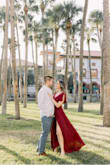 Fit perfectly and was stunning in photos! I would definitely recommend buying this dress. The top portion is a little thin so definitely wear with a nude bra. - Erin B.