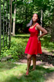 Compliments after compliments. This dress hugs my curves! - Sophia R.