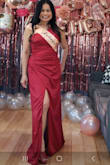 Beautiful fabric, I order size small fit me perfectly,  I wear this dress for my retirement party, I'm looking beautiful very happy with it. - Charrinee H.