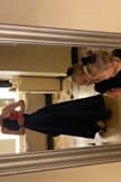 So I did go half a size smaller based on reviews, and that's worked for me! I think I could have done my regular size though and been fine& I never wear heels so I was worried they would hurt my feet but it was fine! I did take them off and dance. - Hannah G.