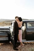 This dress was the perfect piece for my engagement photos! Fit just right, and the slit length is perfect. - Hallie S.
