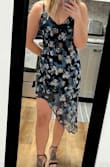 I love this dress! I usually order a medium and it fit perfectly. The one thing I would note is that the cut is pretty short, even if you're not as tall as the model. But overall I'm super happy! - Laura L.
